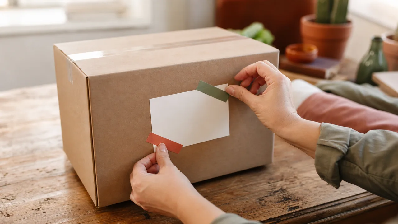 Scatole del trasloco etichettate per stanza con codice colore — organizzare il trasloco